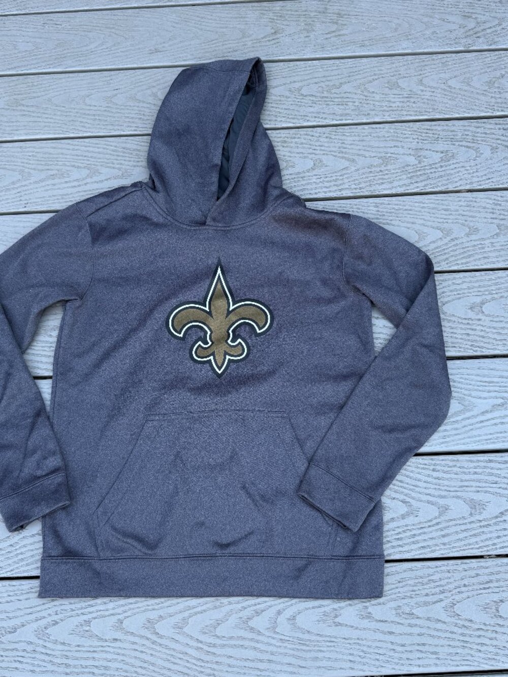 New Orleans Saints NFL Team Apparel Hooded Sweatshirt Youth Large